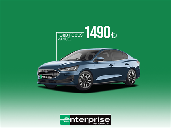 Enterprise’da Ford Focus Manuel Benzinli 1.490 TL’den kiralama ayrıcalığı!