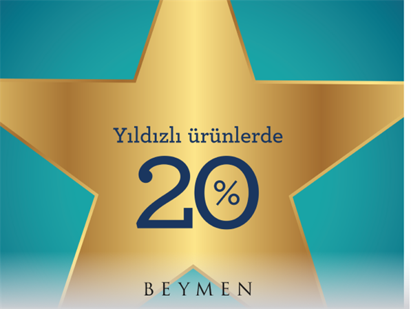 Beymen’lerde Yıldızlı ürün alışverişlerinde %20 indirim!